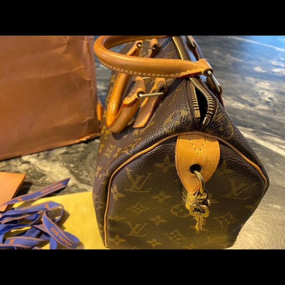 Louis Vuitton Speedy. Authentic all original wrap and bag - Picture 5 of 12